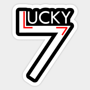 23 - Lucky Seven Sticker